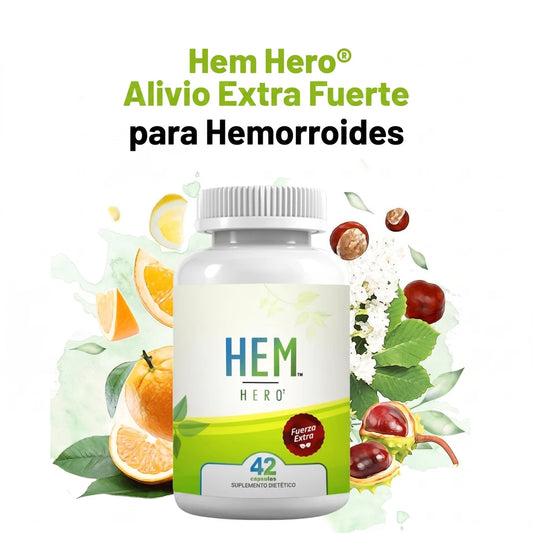 Hem Hero Apoyo Natural Hemorroides