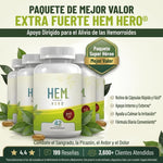 Hem Hero Apoyo Natural Hemorroides